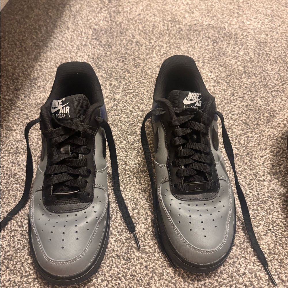 Nike Air Force 1 Blue Grey and Black barely worn